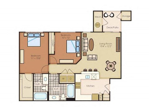 the Pursue floor plan.
