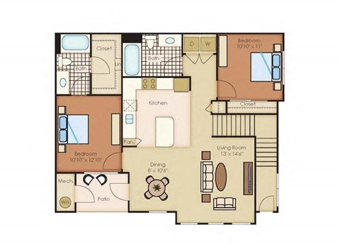 the Seek floor plan.