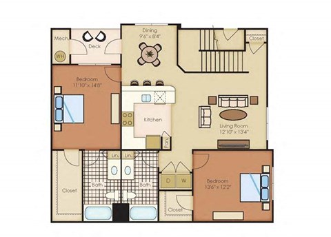 the Zeal floor plan.