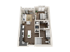 A4-B One Bedroom Floorplan