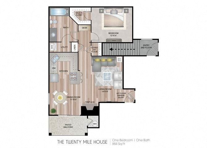 Twenty Mile House Twenty Mile House one bedroom one bathroom