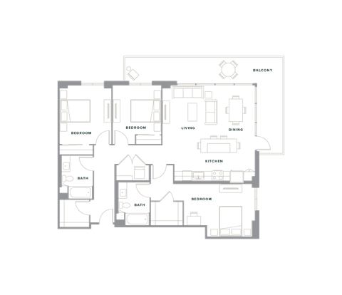 a floor plan of a house