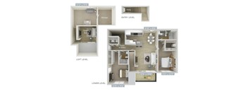 the floor plans of the suites are presented in this image
