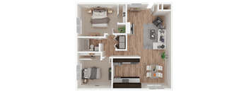 Delta Floor Plan at Waterscape, California