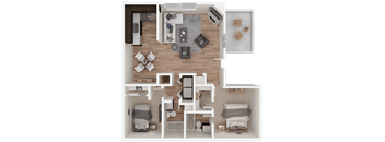Serenity Floor Plan at Waterscape, Fairfield, 94533