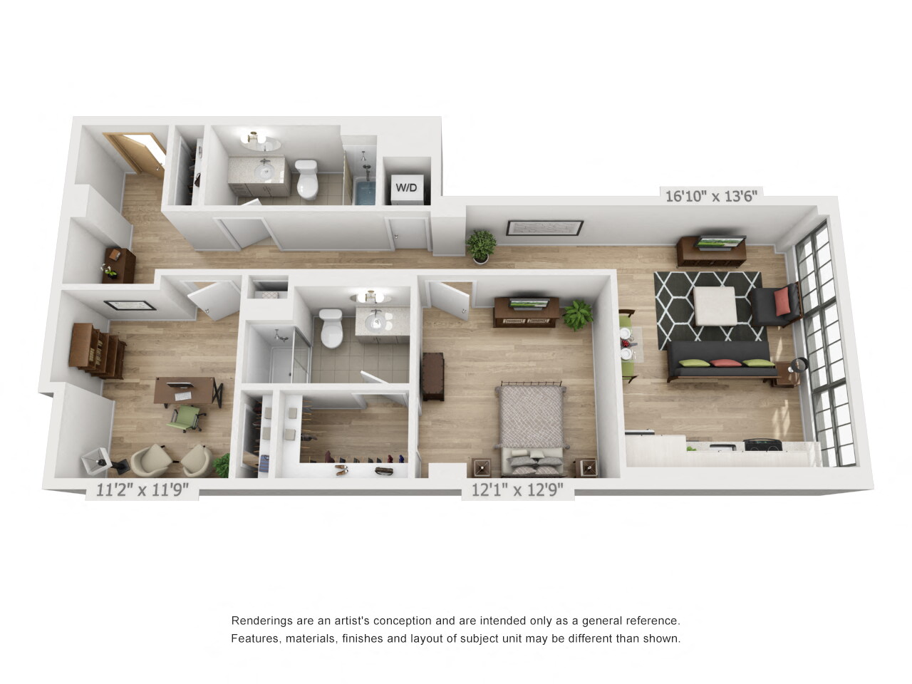 One Bedroom One Bathroom