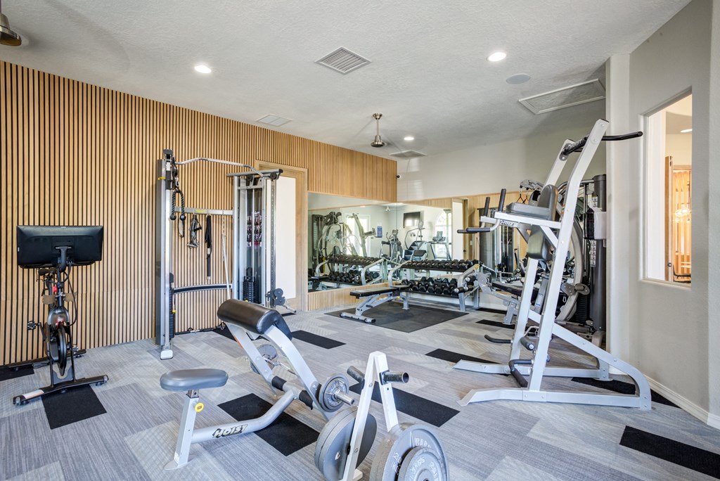 A Gym With Equipment at Cantata at the Trails, Albuquerque, New Mexico