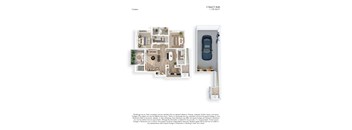 Two Bedroom Two Bath Luxury B3 Garage