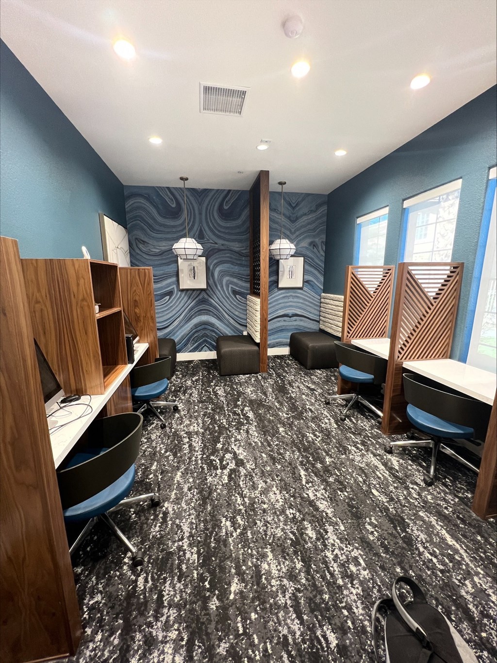 Renovated Clubhouse Business Area