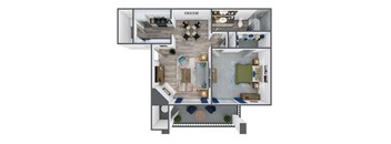 Casa Blanca Floor Plan at Springs at Continental Ranch, Tucson, AZ