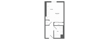 a floor plan of a small apartment