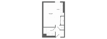 a floor plan of a small apartment