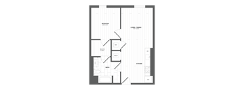 a floor plan of a bedroom apartment