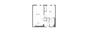 a floor plan of a small apartment