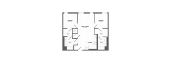 a floor plan of a bedroom house