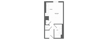 a floor plan of a small apartment