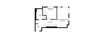 a floor plan of a house with an open floor plan
