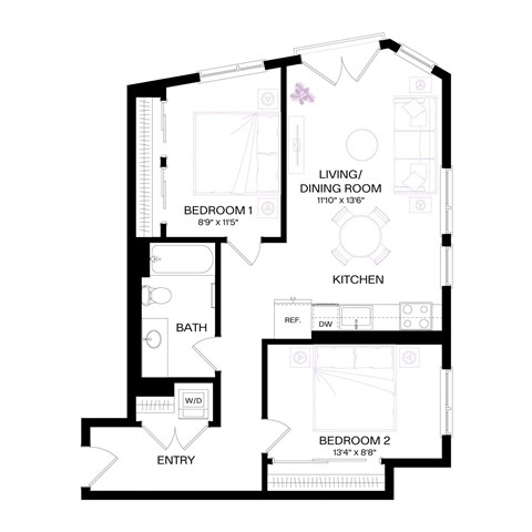 floor plan of the upper level of the floor plan for an open floor plan home