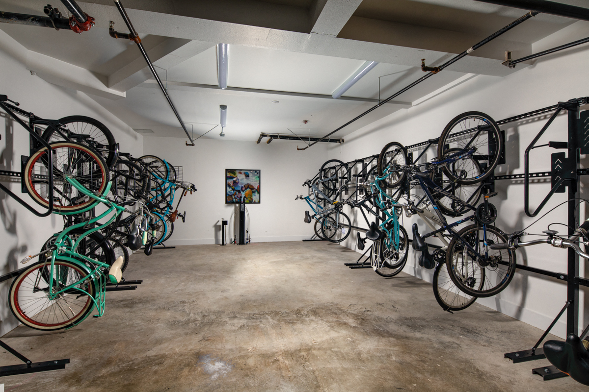Bike Lockers at Clarendon Apartments, California, 91367