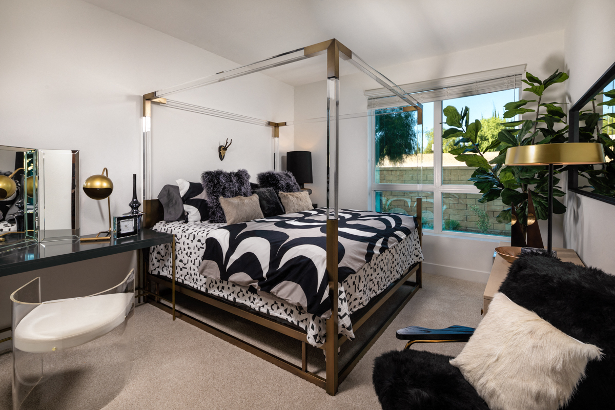 Bedroom Primary at Clarendon Apartments, Los Angeles, CA, 91367