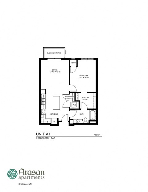 the unit at unit a floor plan
