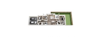 a 3 bedroom floor plan of a 2100 sq ft house