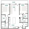B7 Floor Plan B7 Floor Plan at Canvas on Blake, Denver