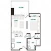S4 Floor Plan S4 Floor Plan at Canvas on Blake, Denver, CO, 80205