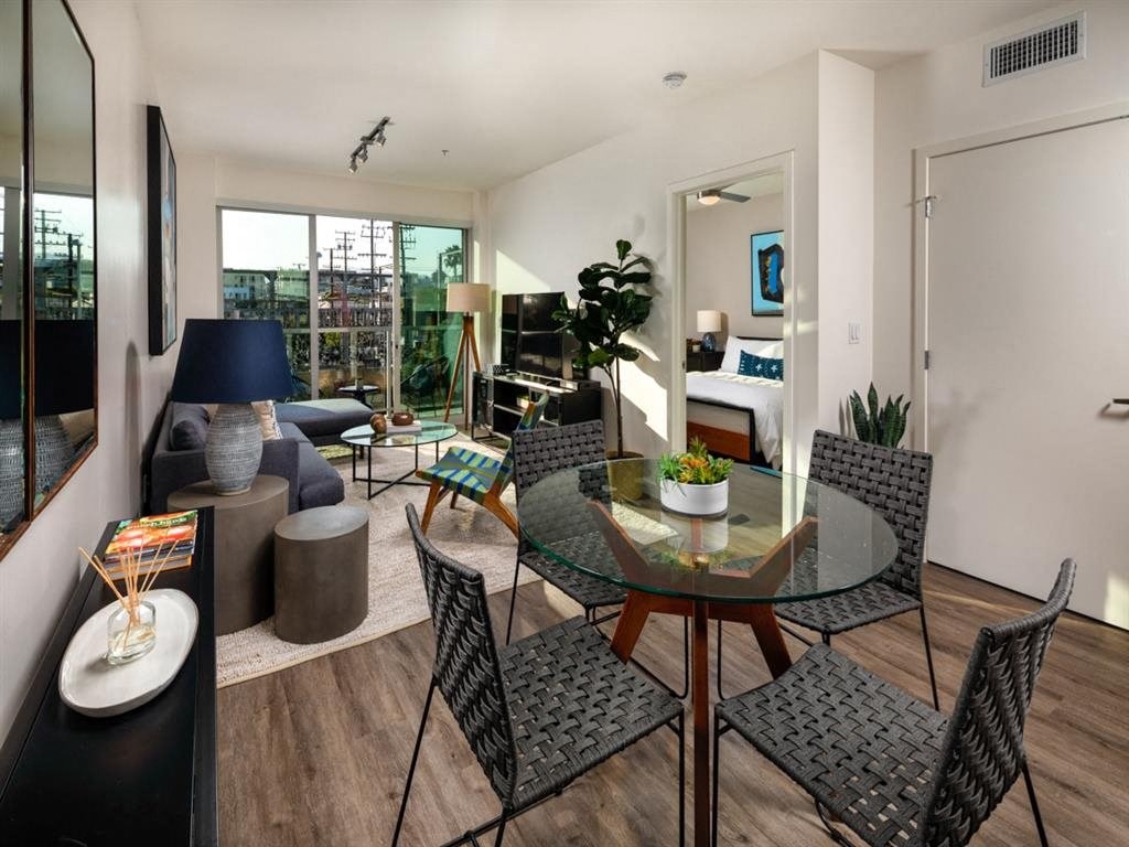 dining and living area