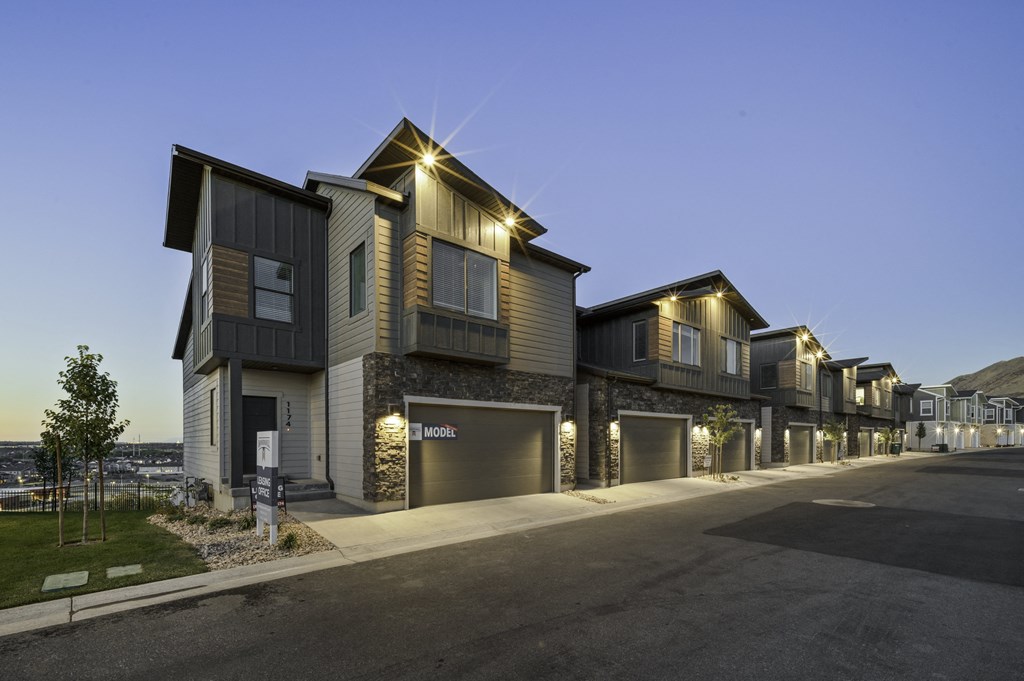 street view of homes at Banner Hill, Bluffdale