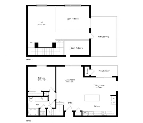 1BM Floor Plan