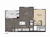 1 bed 1 bathroom A3