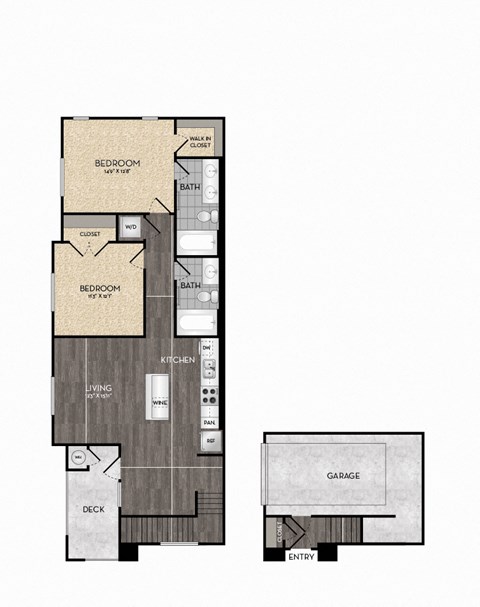 B5 2 Bedroom 2 Bathroom