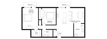 B1 Coronado Floor plan