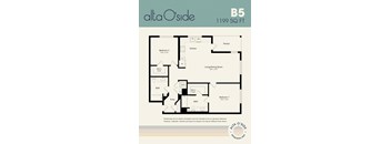 a floor plan of a house with a bedroom and a living room