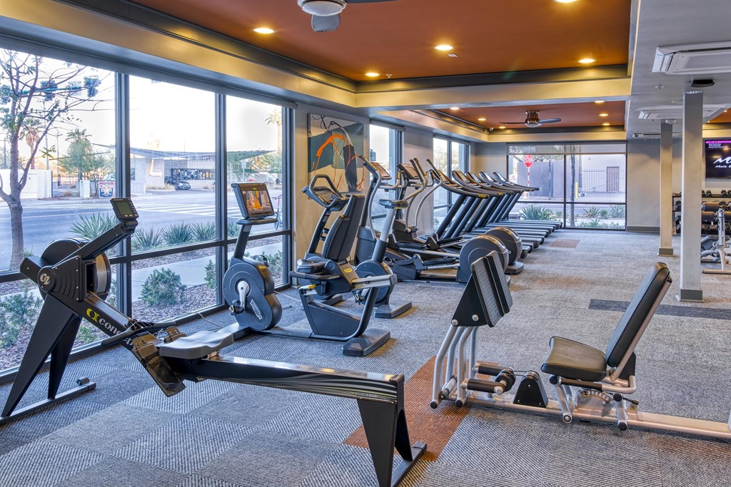 Fitness center at 601 Pax, Phoenix, Arizona