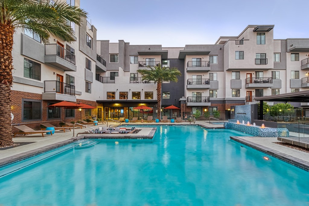 Pool side view1 at 601 Pax, Arizona, 85003