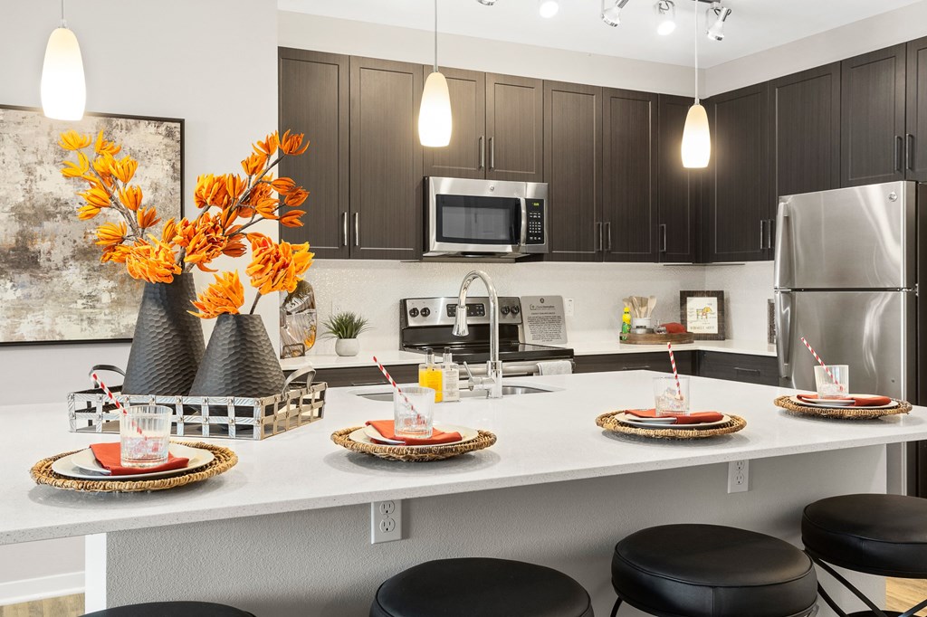 Kitchen area at 601 Pax, Phoenix