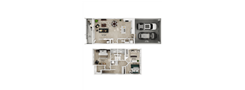a floor plan of a 1 bedroom apartment