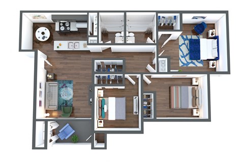 Three Bedroom Two Bathroom