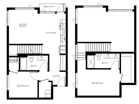 a blueprint of a floor plan of a house