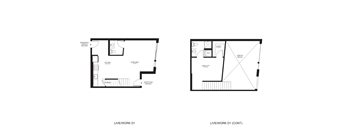 a floor plan and a floor layout of a house