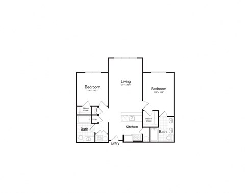 bedroom floor plan | the mansions on the park