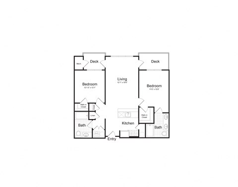 bedroom floor plan | the mansions on the park