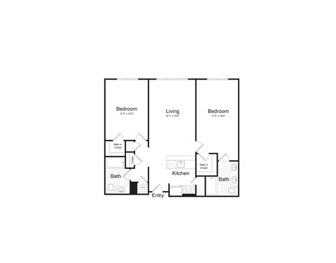 bedroom floor plan | the mansions on the park