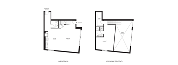 floor plan of the first floor of the house