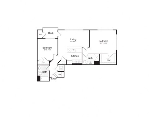 bedroom floor plan | the mansions on the park
