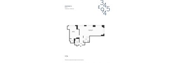 the third level floor plan of the residence