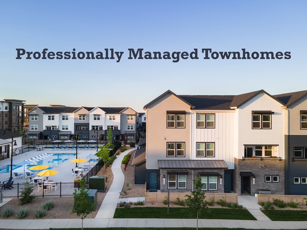 A large building with the words