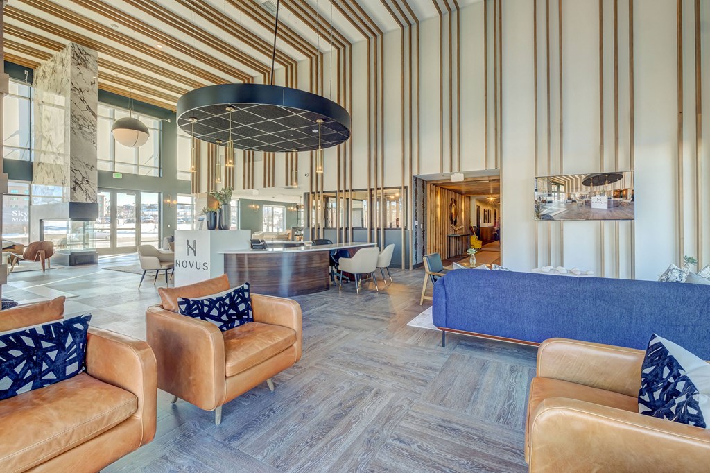 Leasing office  at Novus, Lone Tree